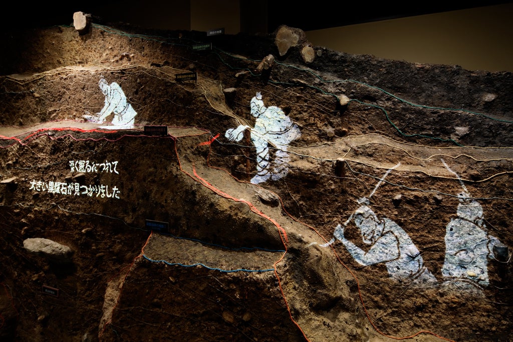 星くそ館 黒耀石鉱山展示室